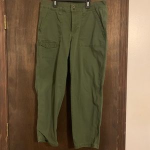 Time&Tru Green Cargo Pants